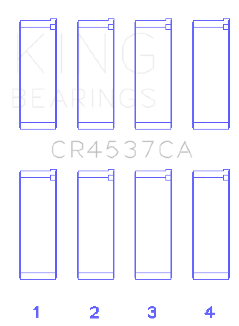 King Engine Bearings Mini Cooper S/Cooper S Conv/Works W10B16A Rod Bearing Set - Size STD