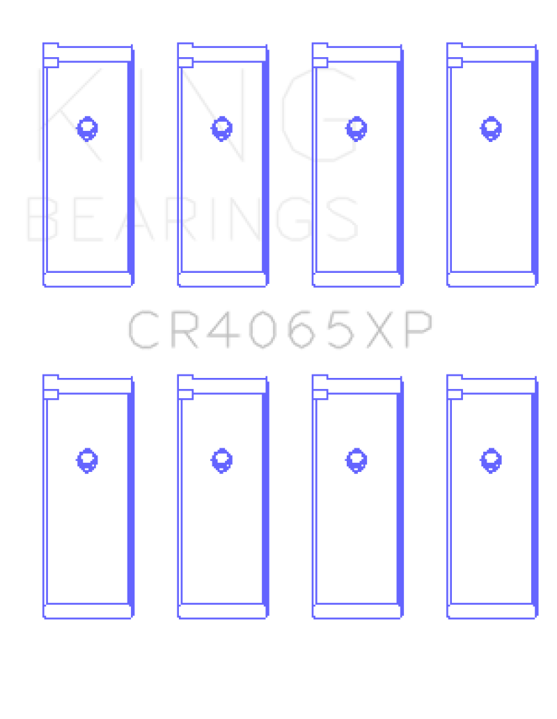 King Engine Bearings Nissan KA-24DE Performance Rod Bearing Set - Size STDX