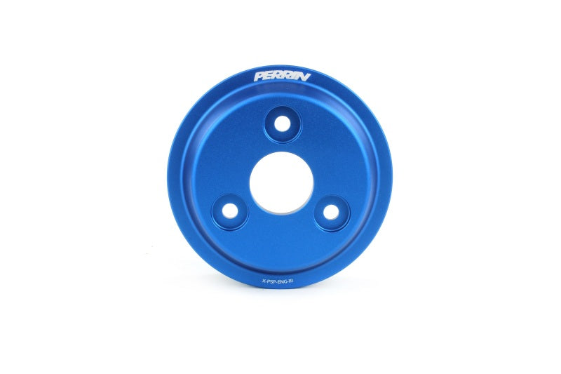 PERRIN 22-25 Subaru WRX / 21-25 Crosstrek / 20-25 LGT/OBXT/FXT Lightweight Water Pump Pulley - Blue