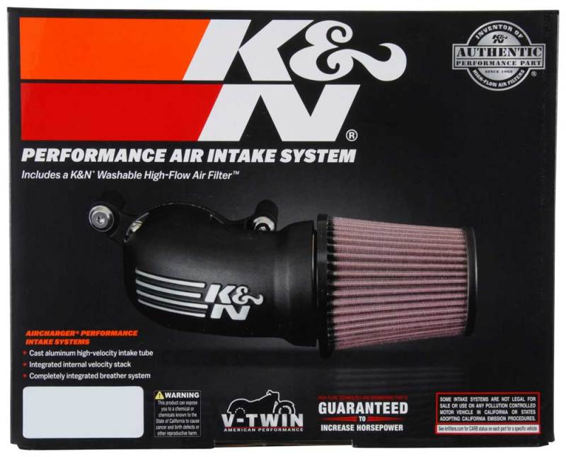 K&N 08-17 Harley-Davidson Touring Models Performance Air Intake System