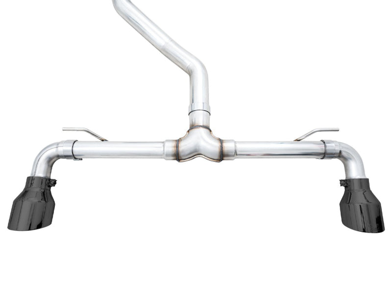 AWE 2022 VW GTI MK8 Track Edition Exhaust - Diamond Black Tips