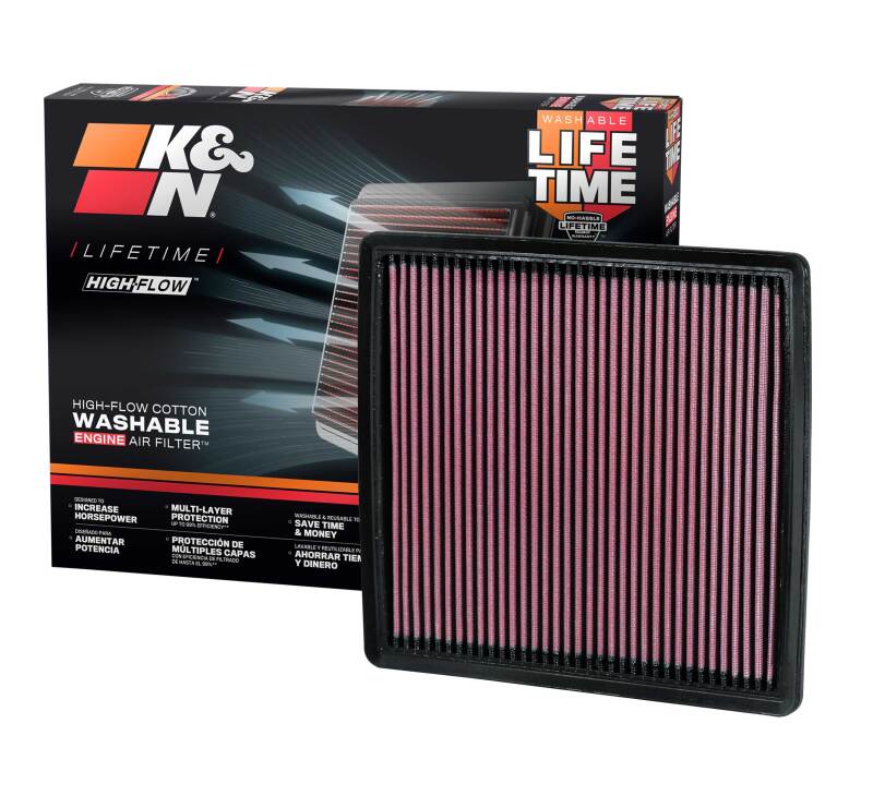 K&N 09-13 Ford F150 / 08-13 F250/F350/450/550 SD / 10-13 F150 SVT Raptor Drop In Air Filter