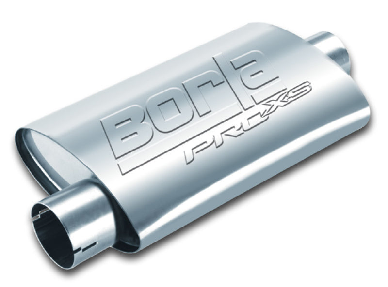 Borla Universal Center/Offset Oval 2.5in In/Out 14in x 4.25in x 1.88in PRO-XS Muffler