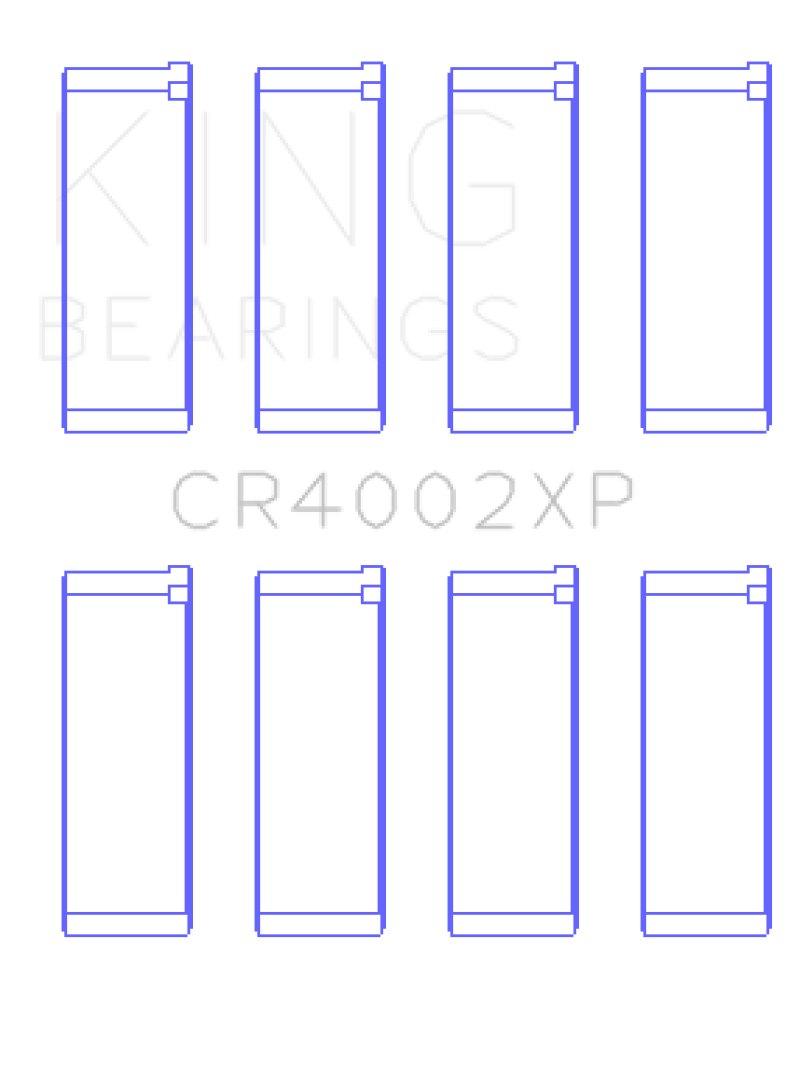 King Ford/Mazda DOHC 16 Valve/SOHC 16 Valve/SOHC 8 Valve Performance Rod Bearing Set - Size +.25mm