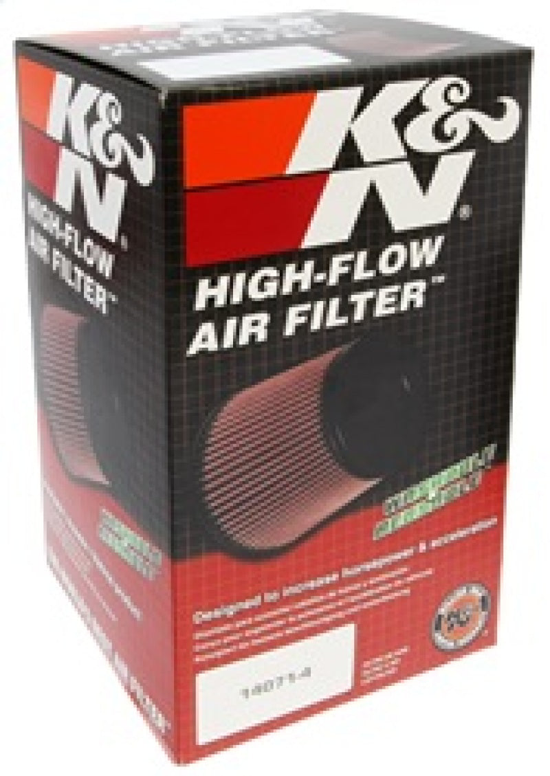 K&N Filter Universal Rubber Filter 3.25 Flange 5.5 Base 4.6875 Top 8 Height