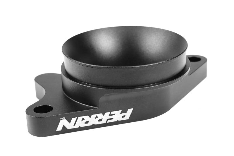 PERRIN 22-24 Subaru WRX / 20-25 LGT & OBXT Turbo Inlet Hose w/Turbo Adapter Flange (Long) - Black