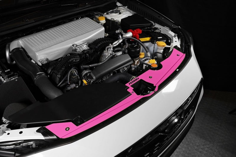 PERRIN 22-25 Subaru WRX Radiator Shroud - Hyper Pink