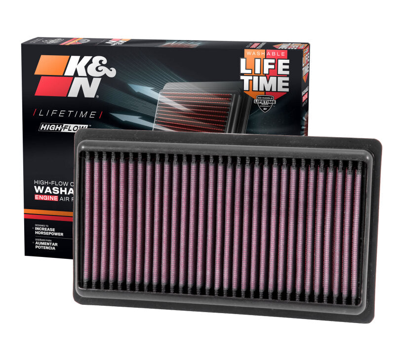 K&N Replacement Panel Air Filter for 2014-2015 Infiniti Q50 3.5L/3.7L V6 (2 Required)