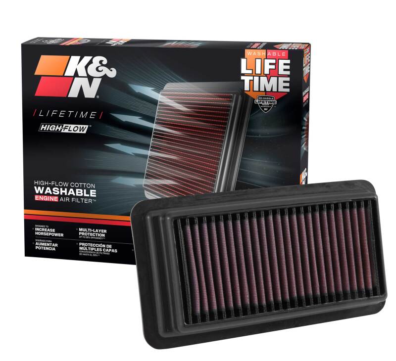 K&N 2016-2017 Honda Civic L4-1.5L F/I Replacement Drop In Air Filter