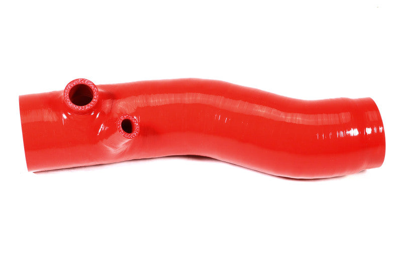 PERRIN 22-24 Subaru WRX / 20-25 LGT & OBXT Turbo Inlet Hose w/Turbo Adapter Flange (Long) - Red