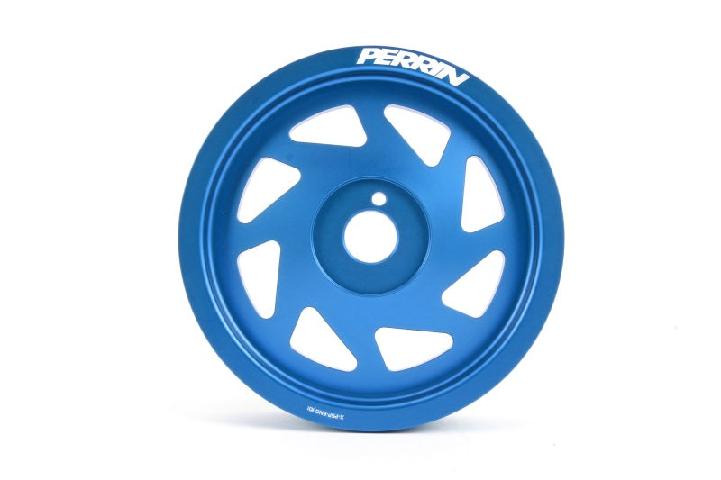 PERRIN 15-18 Subaru WRX / 13-20 BRZ / 14-18 FXT / 13-16 Crosstrek Lightened Crank Pulley - Blue