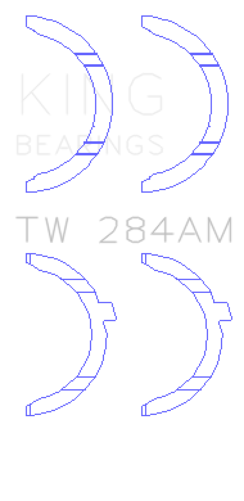 King Engine Bearings Toyota/Lexus 2JZGE/2JZGTE 3.0L Thrust Washer Set