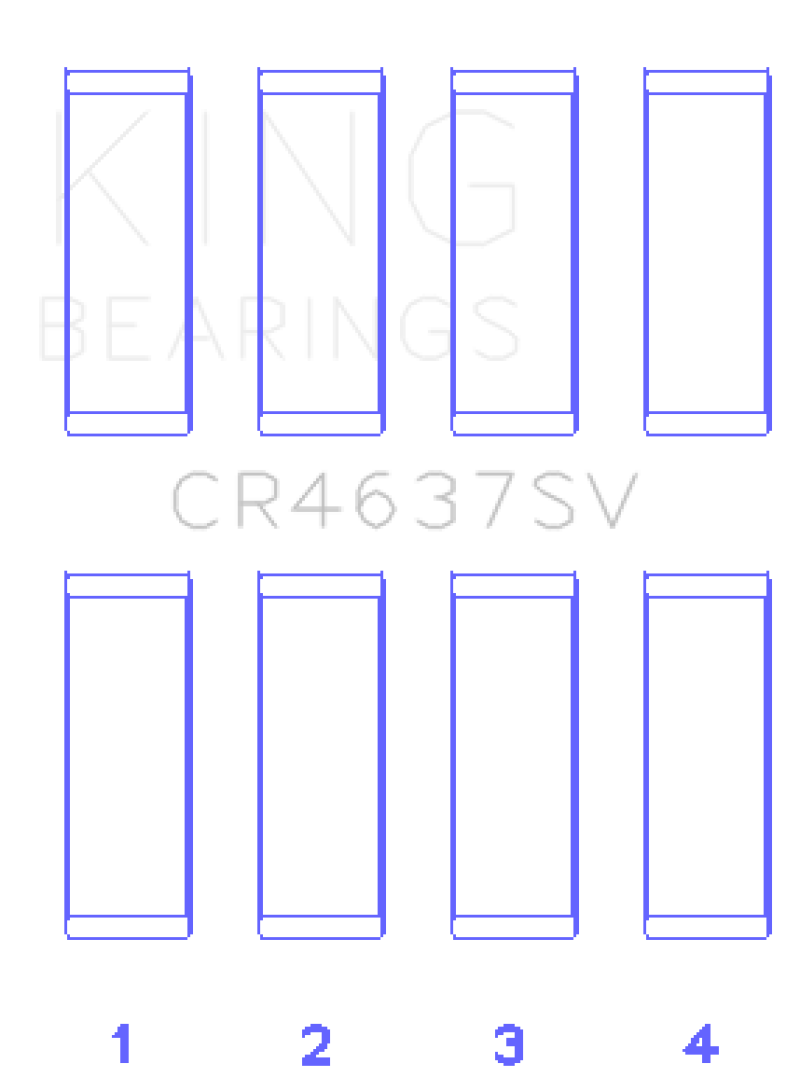 King Engine Bearings Audi BYT/CDNC/CCZD/CPSA Connecting Rod Bearing Set