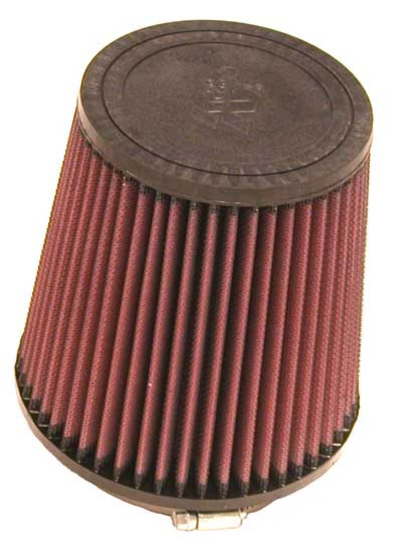K&N Filter Universal Rubber Filter Round Tapered 4.5in Flange 5.875in Base 4.5 inch Top 6in Height