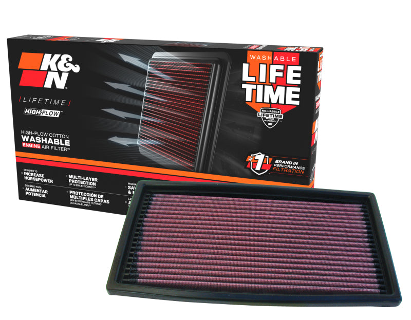 K&N Replacement Air Filter AIR FILTER, FORD/MERC 2.3/2.9/4.0L 89-94, 3.0L 86-97, 3.8L 88-95