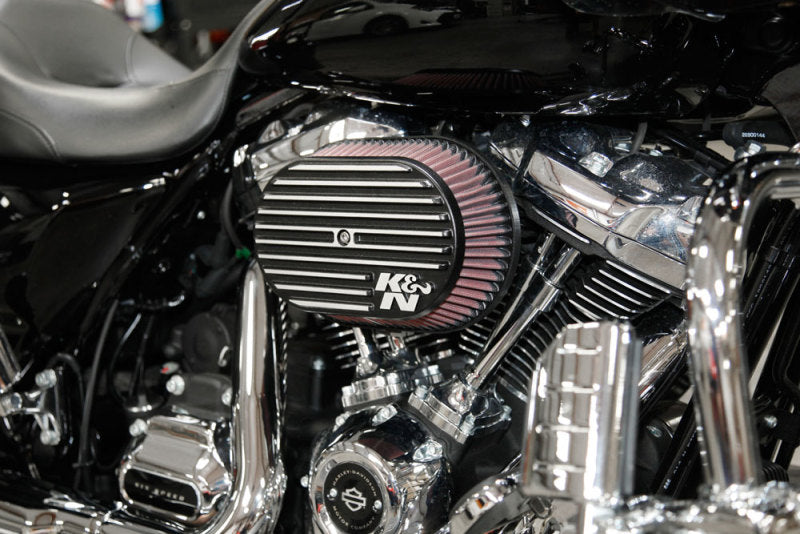 K&N Street Metal Intake System for 12-16 Harley-Davidson Road King 103cl Side Draft Touring