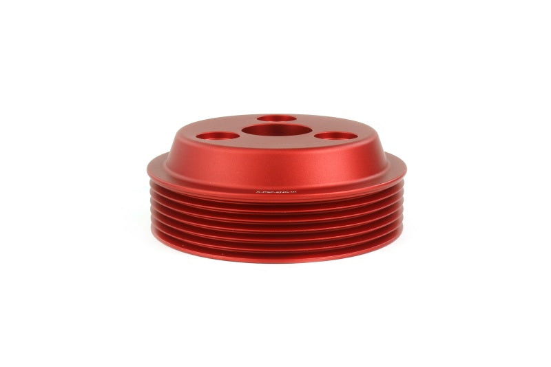 PERRIN 15-21 Subaru WRX / 18-20 Crosstrek / 14-18 FXT Lightweight Water Pump Pulley - Red