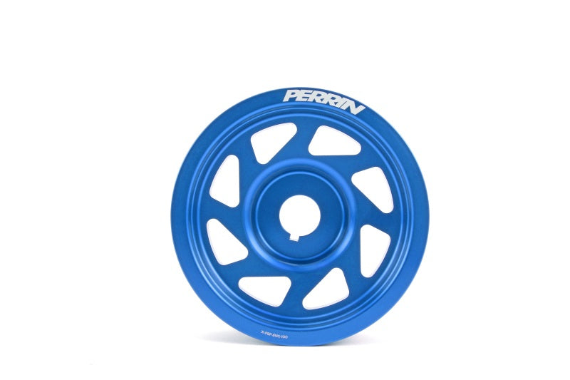 PERRIN 93-14 Subaru Impreza (Incl. 02-14 WRX) / 04-21 STI Lightened Crank Pulley - Blue