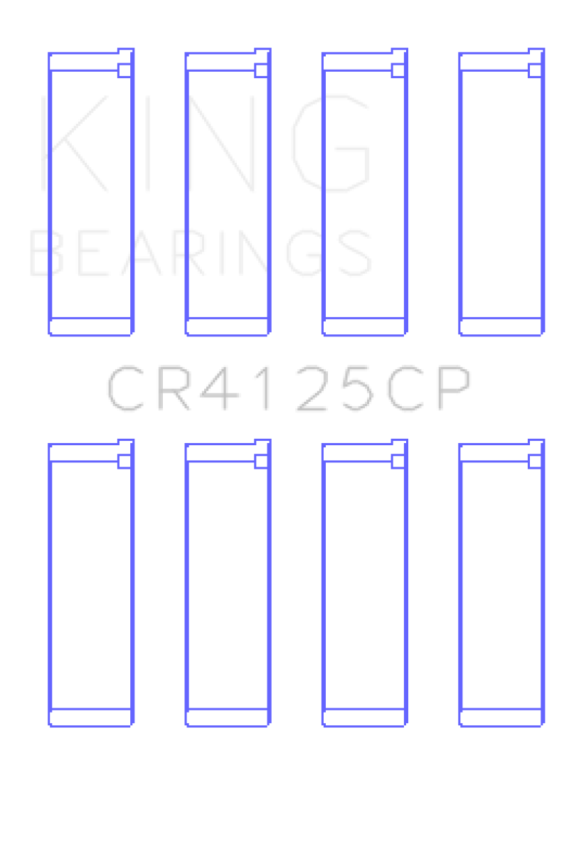 King Engine Bearings Subaru EJ20/EJ22/EJ25 (Including Turbo) Performance Rod Bearing (Set of 4)
