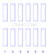 King Engine Bearings Toyota 1GR-FE Connecting Rod Bearing Set - Size STD