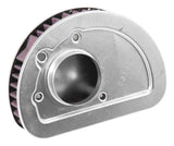 K&N Replacement Unique Air Filter 6.625in L x 4.75in W x 1.625in H with 1 Flange for Harley Davidson