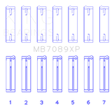 King Engine Bearings Volkswagen VR6 2.8L Performance Main Bearing Set - Size STD