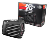 K&N Street Metal Intake System for 01-16 Harley-Davidson Softail/Dyna - Shaker Black