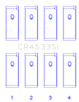 King Engine Bearings Nissan QR25DE DOHC 16 Valves Rod Bearing Set - Size STD