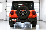 AWE Tuning 2018+ Jeep Wrangler JL/JLU Tread Edition Axle-Back Dual Exhaust - Diamond Black Tips