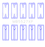 King Engine Bearings Toyota 4AGE/4AGZE 16V 1.6L Performance Main Bearing Set - Size STD