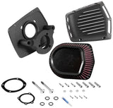 K&N Street Metal Intake System for 01-16 Harley-Davidson Softail/Dyna - Shaker Black