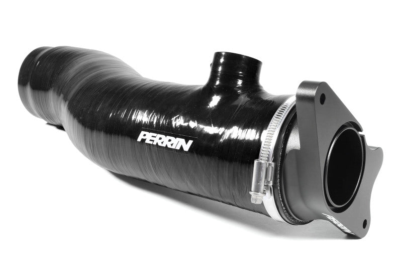 PERRIN 22-24 Subaru WRX / 20-25 LGT & OBXT Turbo Inlet Hose w/Turbo Adapter Flange (Long) - Black