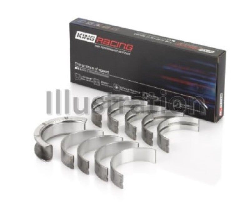 King Engine Bearings Chevy LS1/LS2/LS4/LS6 Performance Main Bearing Set - Size 010X