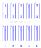 King Engine Bearings Audi A4 1.8L AEB Performance Main Bearing Set - Size STD