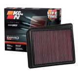 K&N 2017 Nissan Titan V8-5.6L F/I Drop In Replacement Air Filter