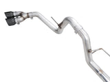 AWE 21+ Ford F150 Dual Side Exit Cat-Back Exhaust - 4.5in Diamond Black Tips *For Stock Y-Pipe Only