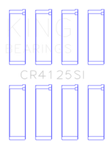 King Subaru EJ20/EJ22/EJ25 (Including Turbo) Silicone Bi-Metal Alum Rod Bearing Set - Size STD
