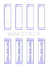 King Engine Bearings 2005-2012 Nissan VQ40DE 6 Cyl Performance Main Bearing Set - Size STD