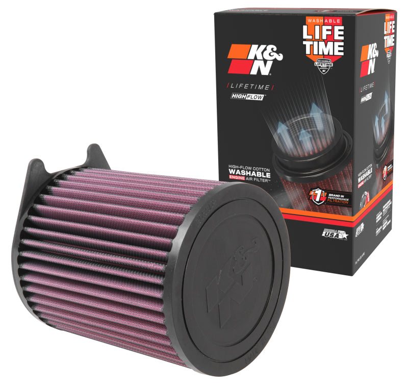 K&N Replacement Round Straight Air Filter for 14-15 Mercedes Benz A45/CLA45/GLA45 AMG 2.0L