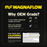 MagnaFlow Conv DF 01-05 Lexus IS300 3.0L Underbody