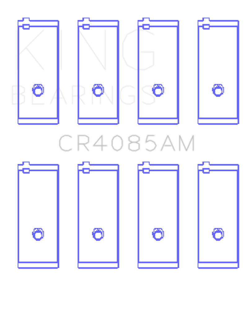 King Engine Bearings Toyota 2T/3T/3T-G/4T-G Connecting Rod Bearing Set - Size STD