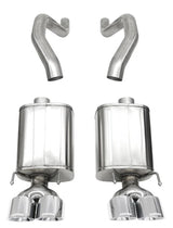 Corsa 06-13 Chevy Corvette C6 Z06 7.0L / 09-13 ZR1 6.2L Polished Axle-Back Exhaust w/4.5in Twin Tips