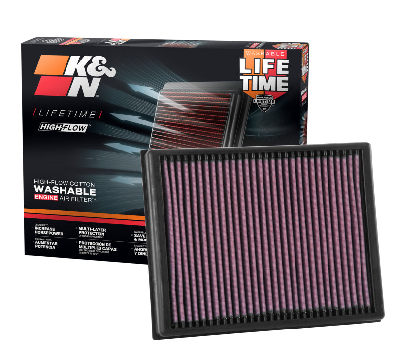 K&N 16-17 Ford Ranger 2.2L/3.2L DSL Drop In Air Filter