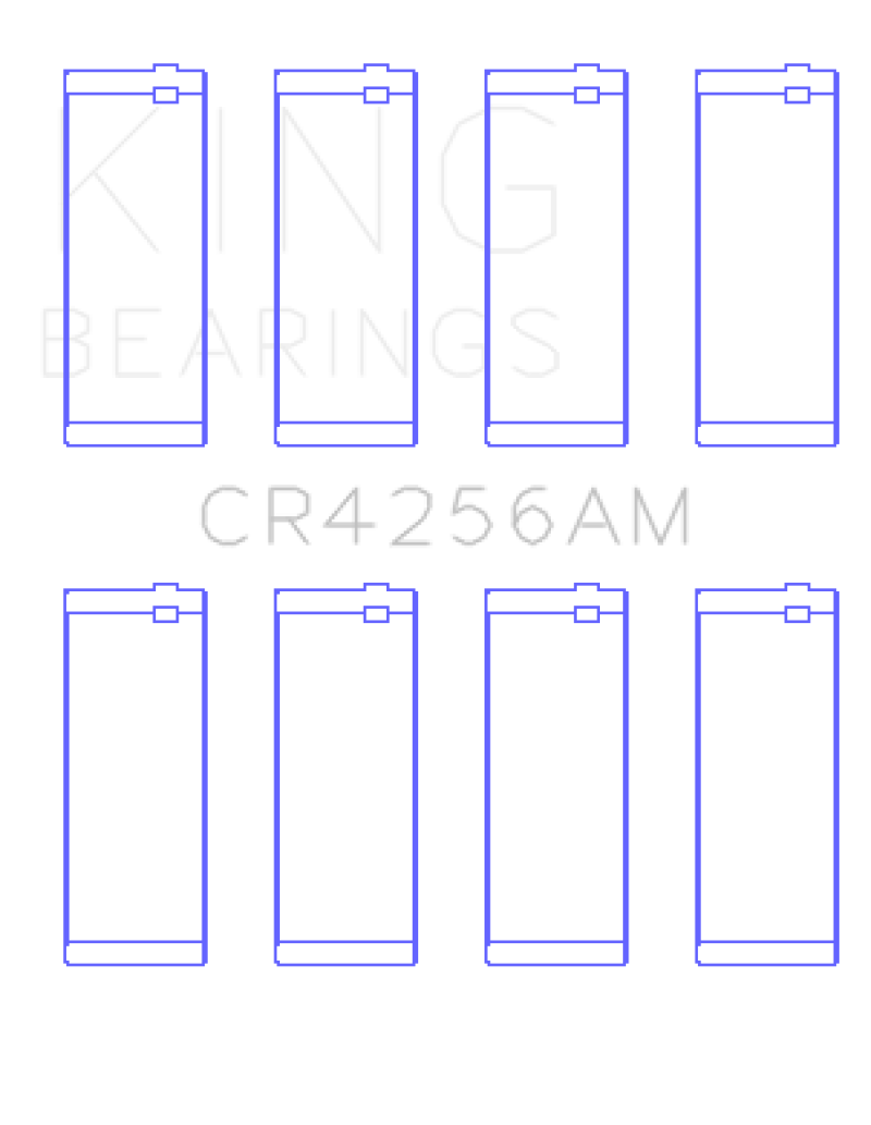 King Engine Bearings Chrysler 148/148 Turbo DOHC 16V/Jeep 148 DOHC 16V Rod Bearing Set - Size STD