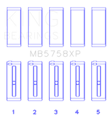 King Engine Bearings Peugeot EP6 1.6L/BMW N14B16C Main Bearing Set - Size STD