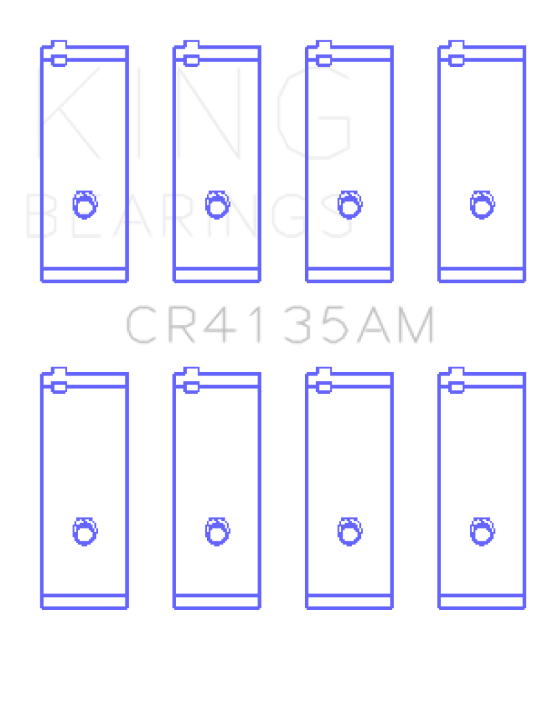 King Engine Bearings 85-01 Toyota 5SFE L4 DOHC 16 Valves Rod Bearing Set - Size STD