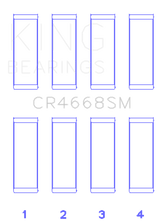King Chrysler/Mitsubishi/Hyundai/Kia World Engine Connecting Rod Bearing Set - Size STD
