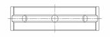 ACL Toyota ZGR-FE V6 Lotus Evora Exige Standard Size High Performance Main Bearing Set