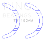 King Engine Bearings Honda F22A1/F22B1/F22B2/F22B6/F22A6/H22A1/H23A1 Thrust Washer Set