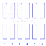 King Engine Bearings BMW S54B32 3.2L Coated Performance Rod Bearing Set